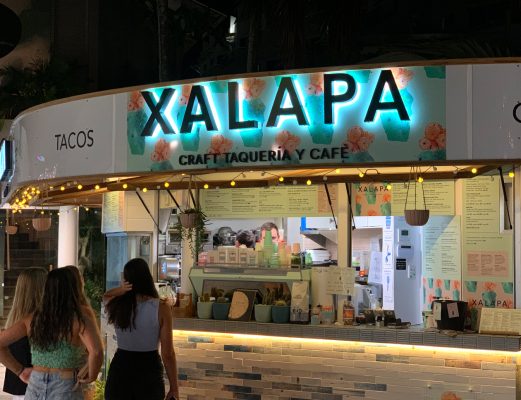 Xalapa front illuminated sign