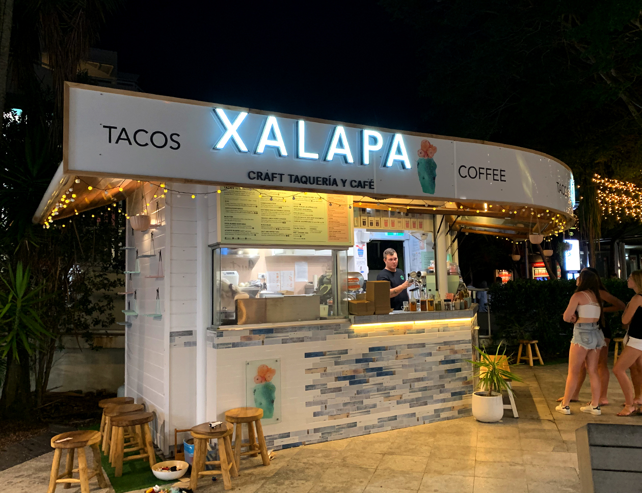 Xalapa illuminated front sign
